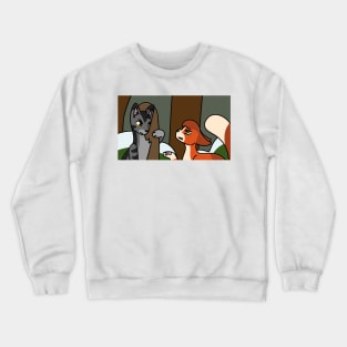 Stormfur and Squirrelpaw make a bet Crewneck Sweatshirt